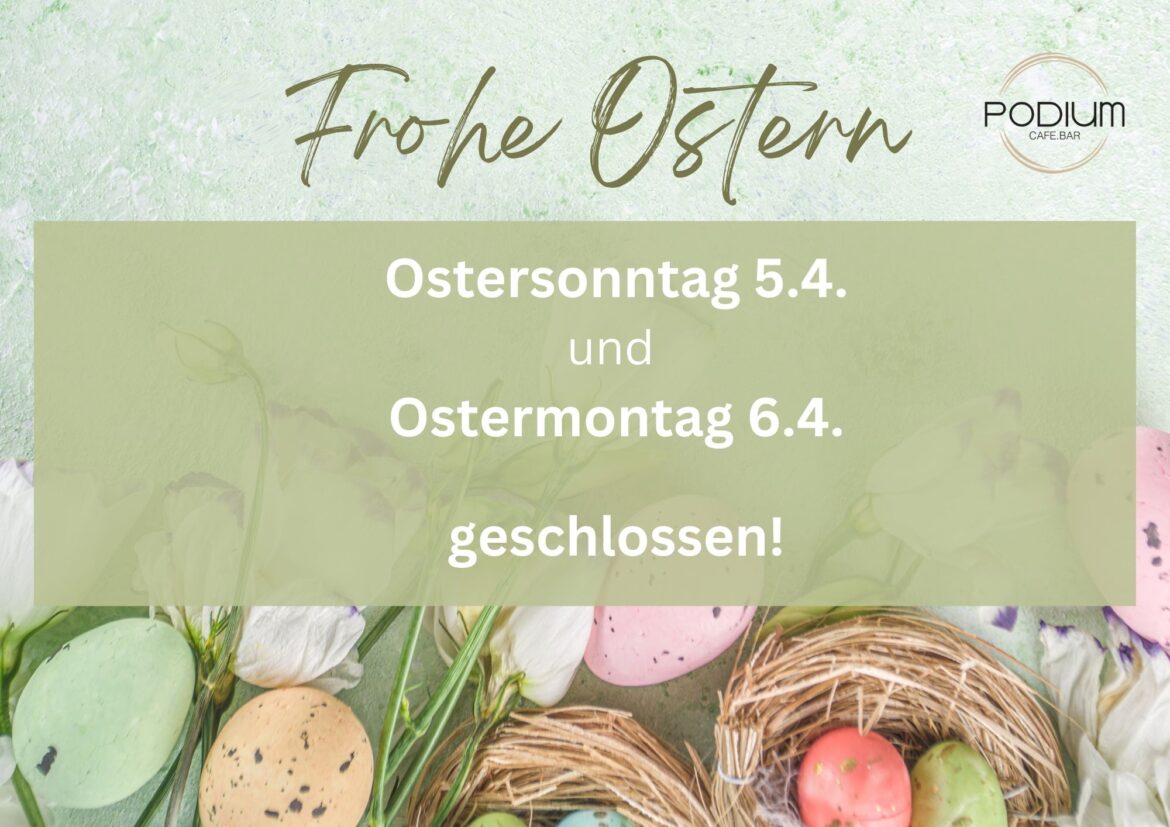 Ostern Öffnungszeiten